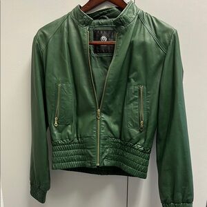 Green Leather Jacket